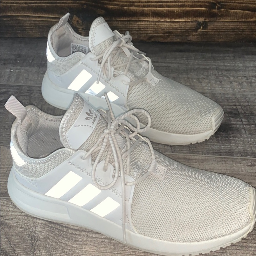 Tan Adidas Gym Shoes